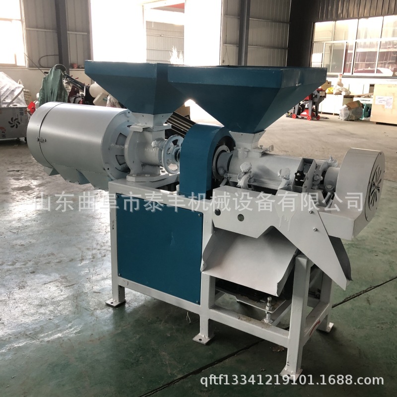 家用型苞米碴子破碎机 大米脱皮磨面机械 三分离式玉米碴子制糁机