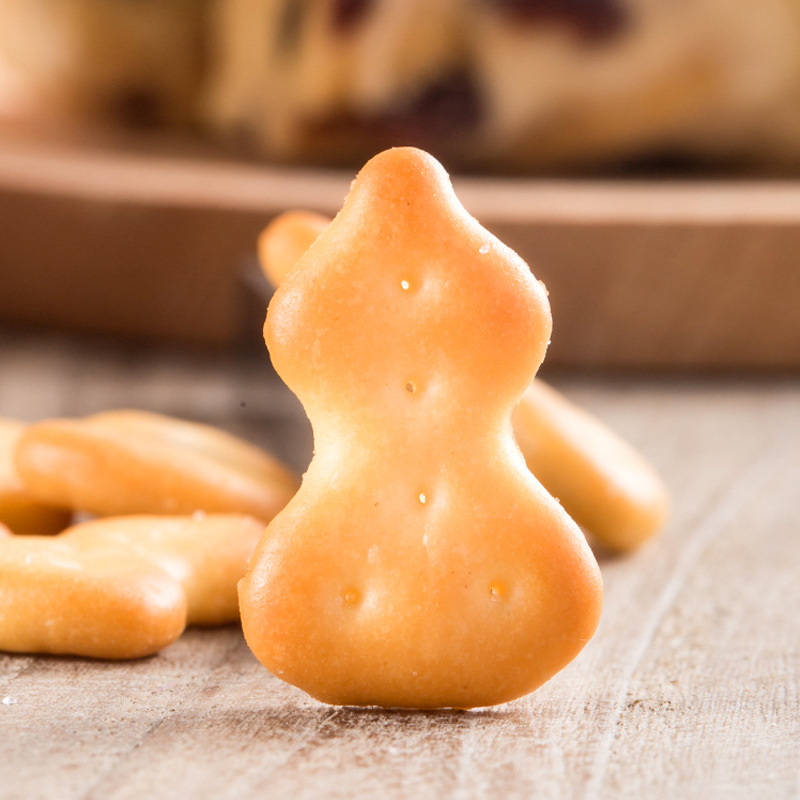 Wholesale Mini Gourd Cookies, Milk Flavor Snowflake Crisp with Baking Ingredients for Home Baking, 170g/Bag