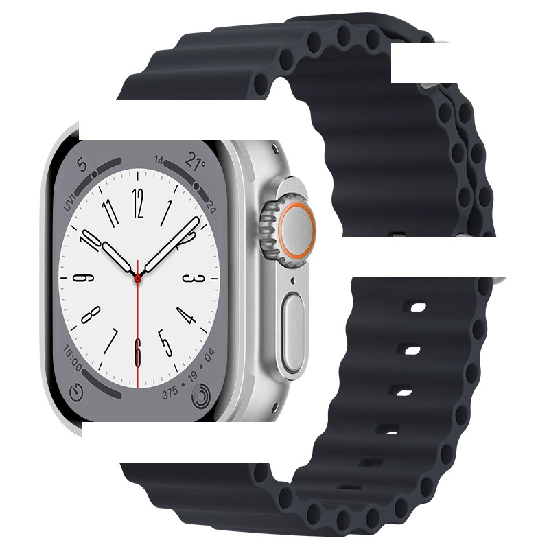 Подходит для Apple Ocean лента Official Sports Silicon Apple Watch10 лента Ultra2 Новый