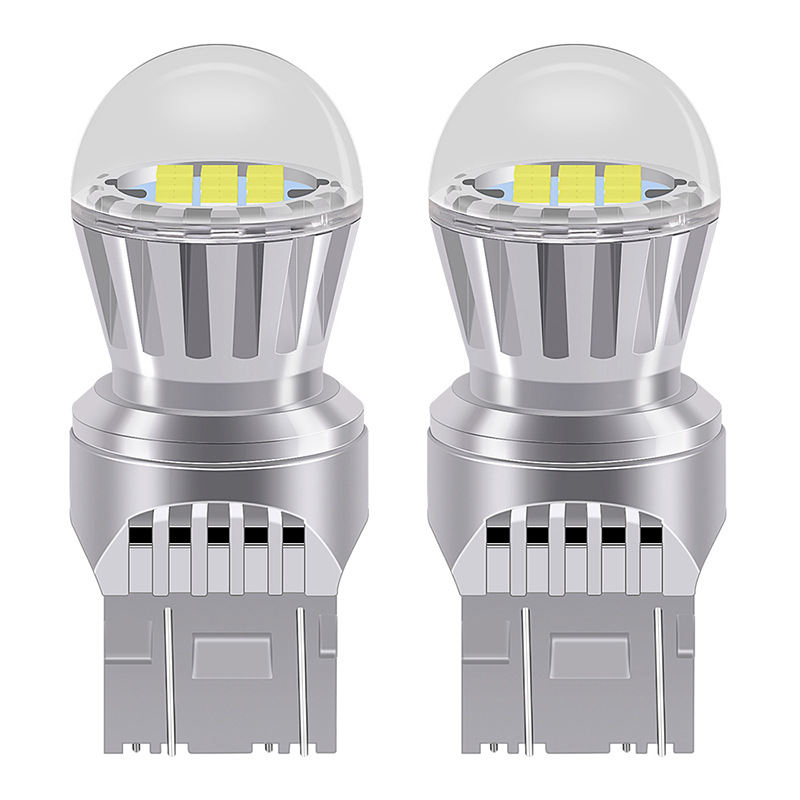 Transfronterizos nuevos LED automóviles luz de freno 12v lámpara de luz 7443 - 9smd-2525 CSP decodificación de luz de viaje