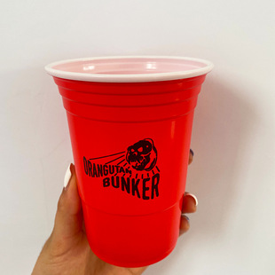 ��͑�һ���Լtɫ���ϱ�ӡlogo�Ɍ����ӾưɌ��ñ�red solo cup