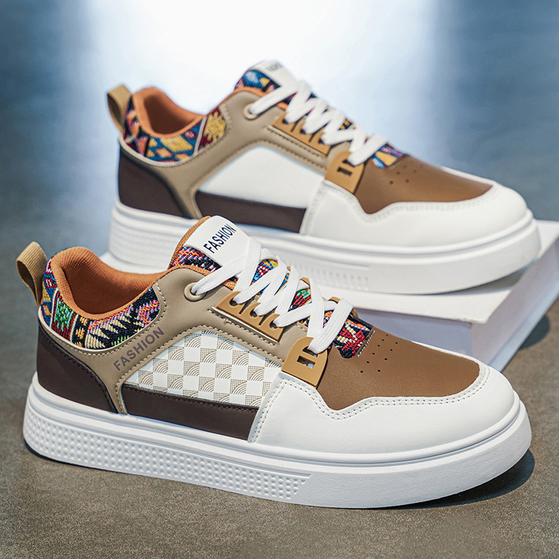 Zapatos de hombre 2026 primavera nueva moda universal zapatos de skate casuales de hombre suave antideslizante deportes transpirables zapatos de moda de estudiantes
