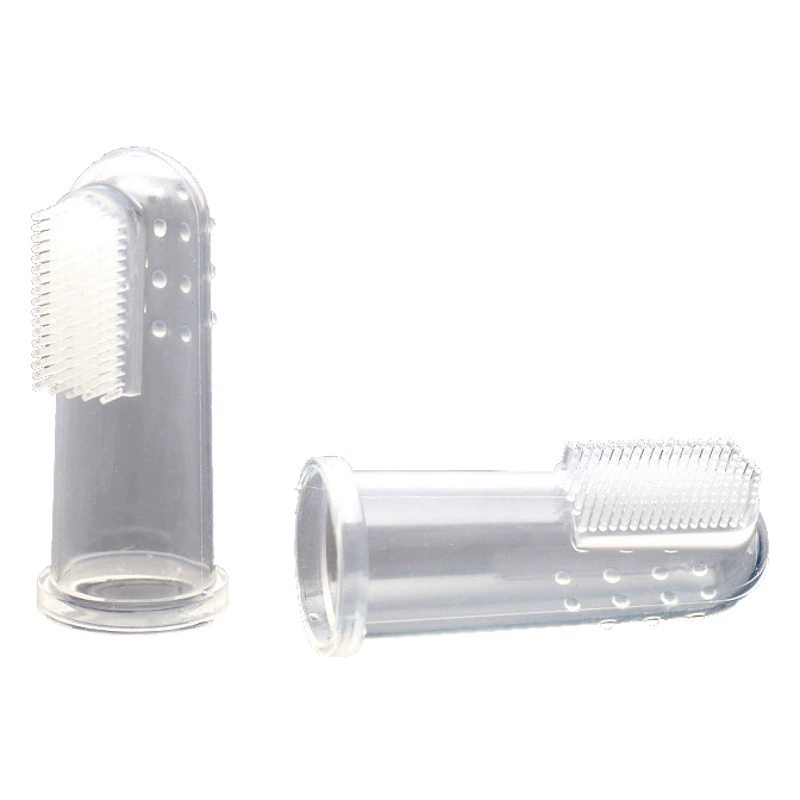 Зубная щетка Pet Finger Силиконовая зубная щетка Щенок Кошка Finger Set Щетка Палец Товары для домашних животных Амазонка Взрывы