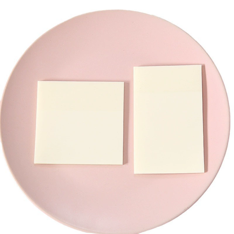 Transparent Post-Notes Set: Clear sticky notes in 3 sizesMorandi colors