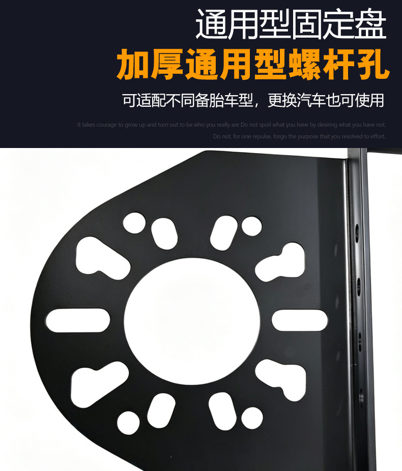 ZENTORACK aluminum alloy car spare tire mount rear-mounted bicycle rack for Tank 300 and Haval Menglong