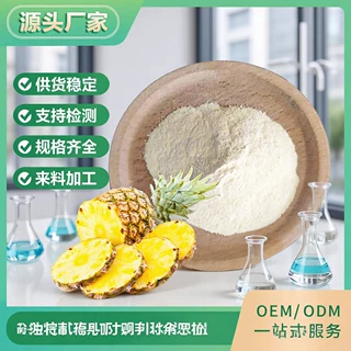 厂家供应 菠萝粉 凤梨汁粉原料 凤梨粉固体饮料  可定制 欢迎咨询