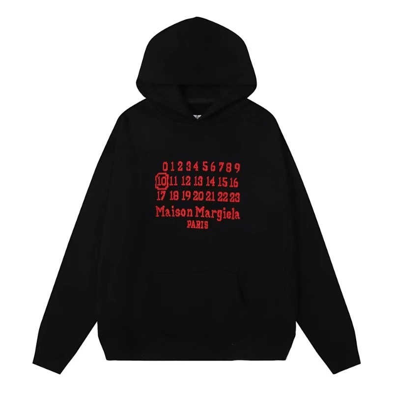 Футболка с длинным рукавом Maison Margiela унисекс свободного кроя с круглым вырезом