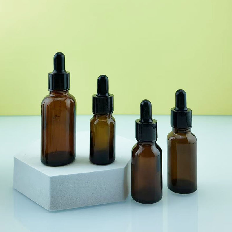 厂家现货30ml50ml棕色精油瓶玻璃瓶精华液瓶滴管瓶茶色精油瓶|undefined