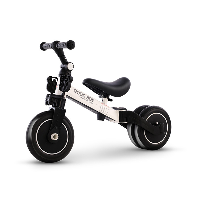 Venta al por mayor tres en uno coche deslizante para niños pedal de coche de equilibrio para niños deformables bebé caminando asistencia deslizante triciclo