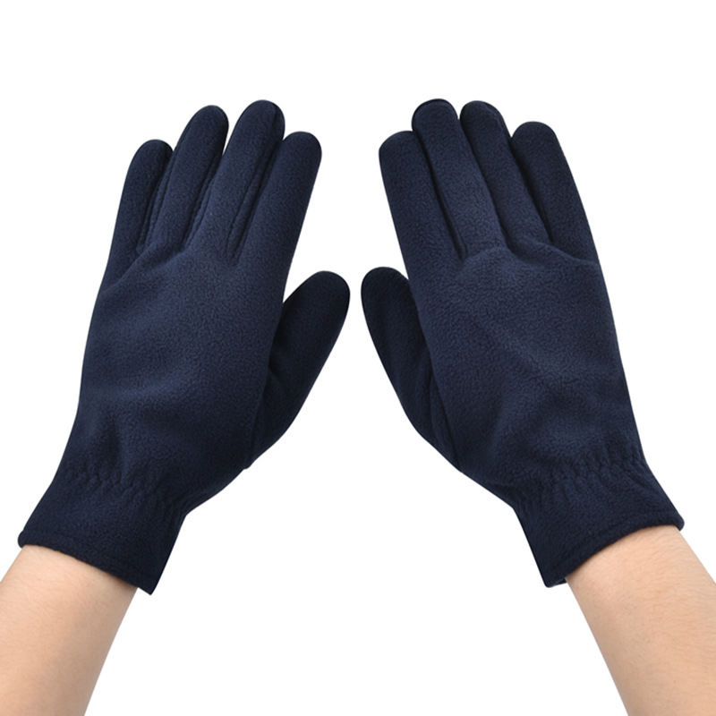 Hombres y mujeres clásicos ciclismo al aire libre montañismo vellón polar de alta calidad a prueba de frío productos calientes transfronterizos guantes cálidos y resistentes al desgaste