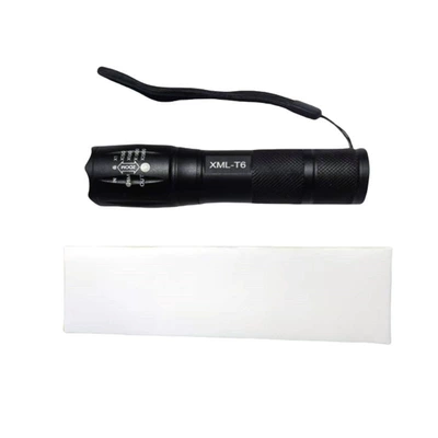special purple light detector — UV fənərlər - t6-white-light-flashlight-single-flashlight-white-box