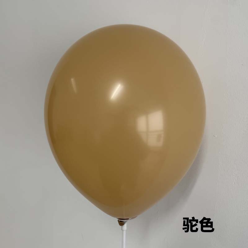 2.2g Globo grueso de 10 pulgadas Decoración de fiesta de cumpleaños Globo mate Decoración de boda Globo de látex retro