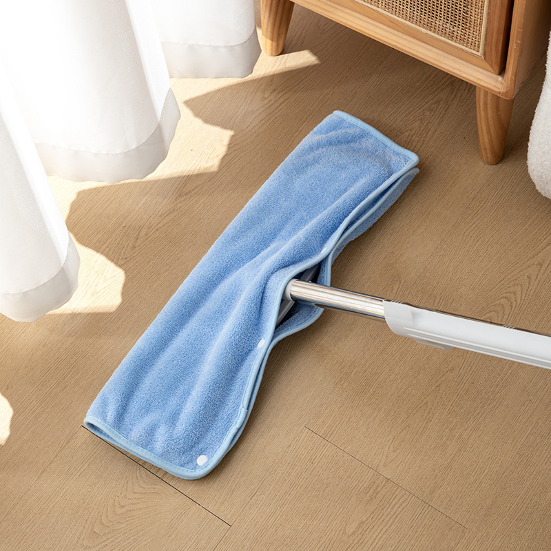 Special Magic Floor Scraper Replacement Cover for Housekeeping and Cleaning, Absorbent Towel, Thickeneded Coral Velvet, Lint-Free Floor Wiping Rag