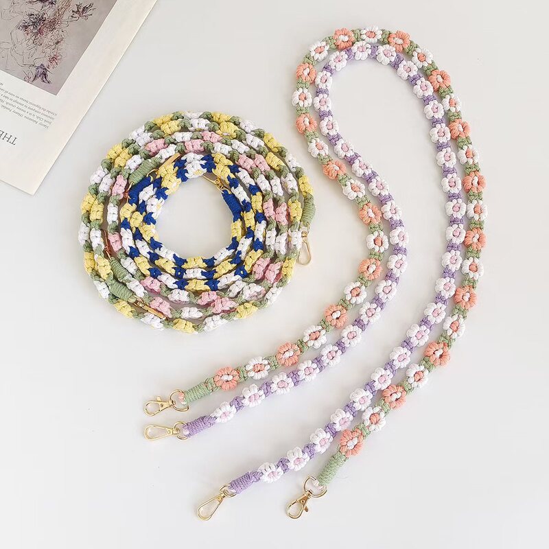 Popular Creative Handmade Exquisite Woven Simple Daisy-Shaped Cute Artistic Trendy Ins-Style Mobile Phone Chain Popular Creative Handmade Exquisite Woven Simple Daisy-Shaped Cute Artistic Trendy Ins-Style Mobile Phone Chain