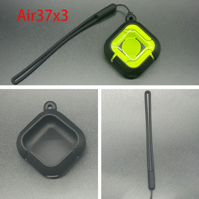 Подходит для Air39 Air37 Air31 TWS Huaqiangbei — силиконовый защитный чехол для Bluetooth‑гарнитуры с противоударным шнурком