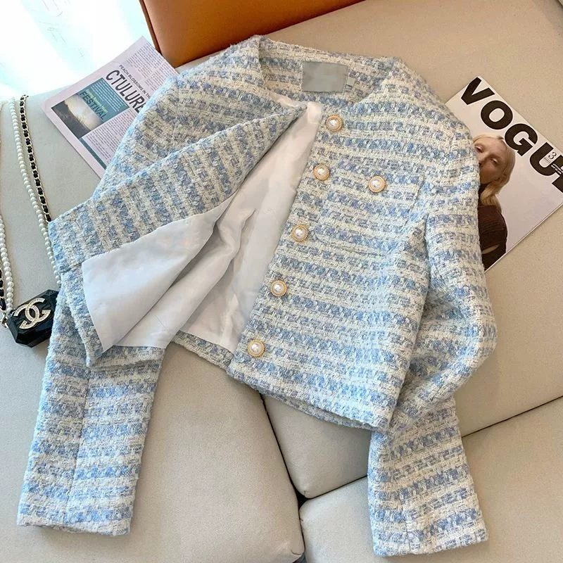 Осенняя куртка, стиль Chanel, для подростков, французский стиль, яркий запоминающийся стиль