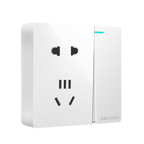 Exposed wall panel type 86 household two- and three-pole power air conditioning socket exposed five-hole socket switch socket