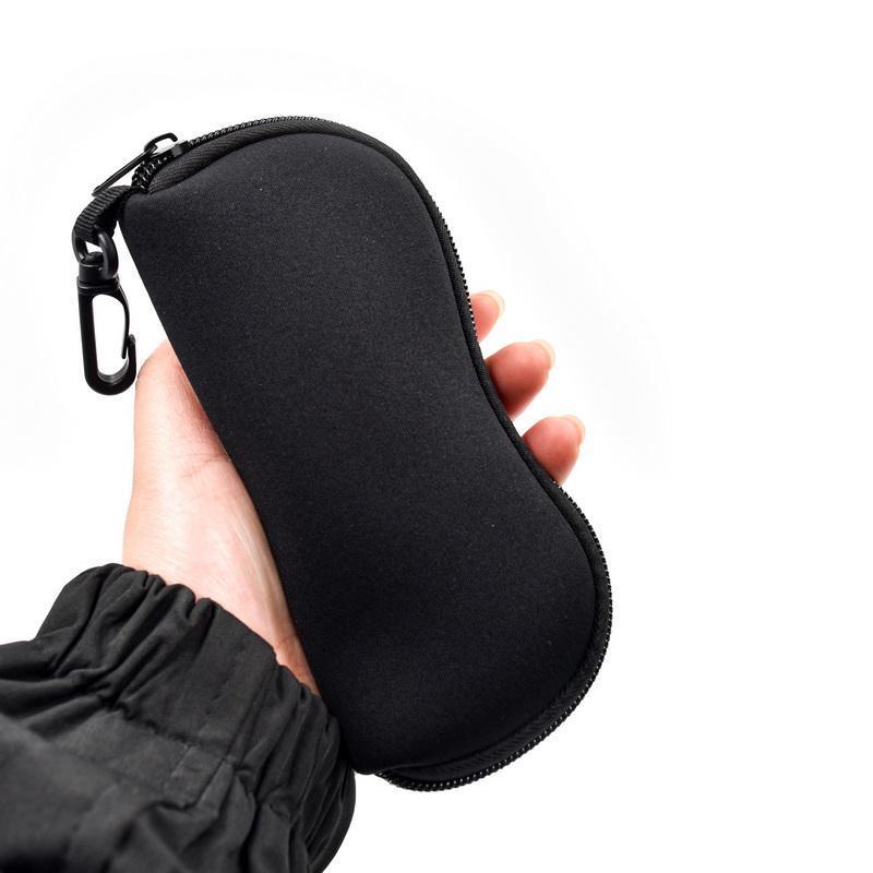 Best-selling neoprene sunglasses bag with hook, portable anti-drop neoprene zippered glasses case Best-selling neoprene sunglasses bag with hook, portable anti-drop neoprene zippered glasses case