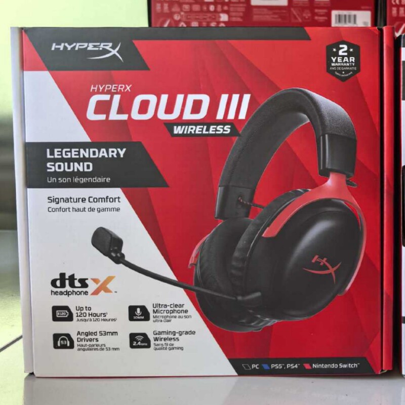 Hyperx Cloudⅲ Extremely Unknown Hurricane 3 Wireless Head-Mounted Gaming Headset USB Suitable
