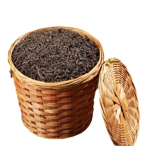 2015 Nian Liu Bao Cha Wuzhou Guangxi Hei Cha Zhengzong Lao Liu Bao Chuan Tai Ba Jinian Chen Xiang San Guan Zhuang 500g