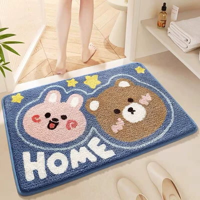 Cashmere Carpet – Avtomobil döşəmə paspasları - little-bear-rabbit-4060cm-imitation-cashmere