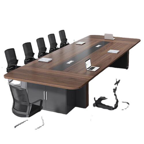 Meeting table long table minimalist modern large conference room negotiation table staff training long table office desk chair set
