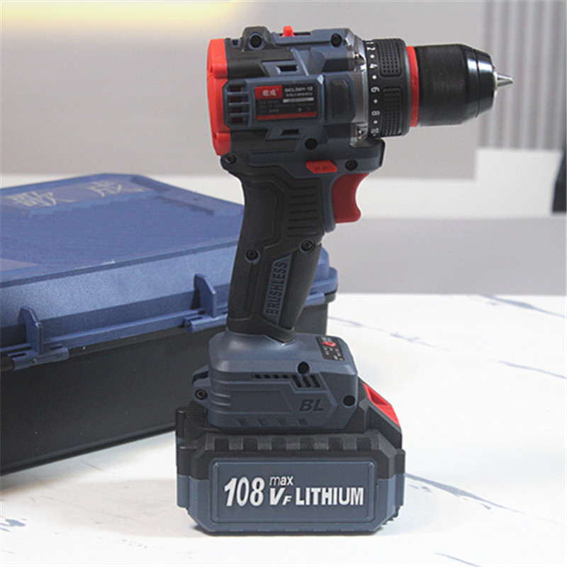 歌成无刷手电钻锂电钻充电手钻手枪钻家用动螺丝刀21V锂电强钻