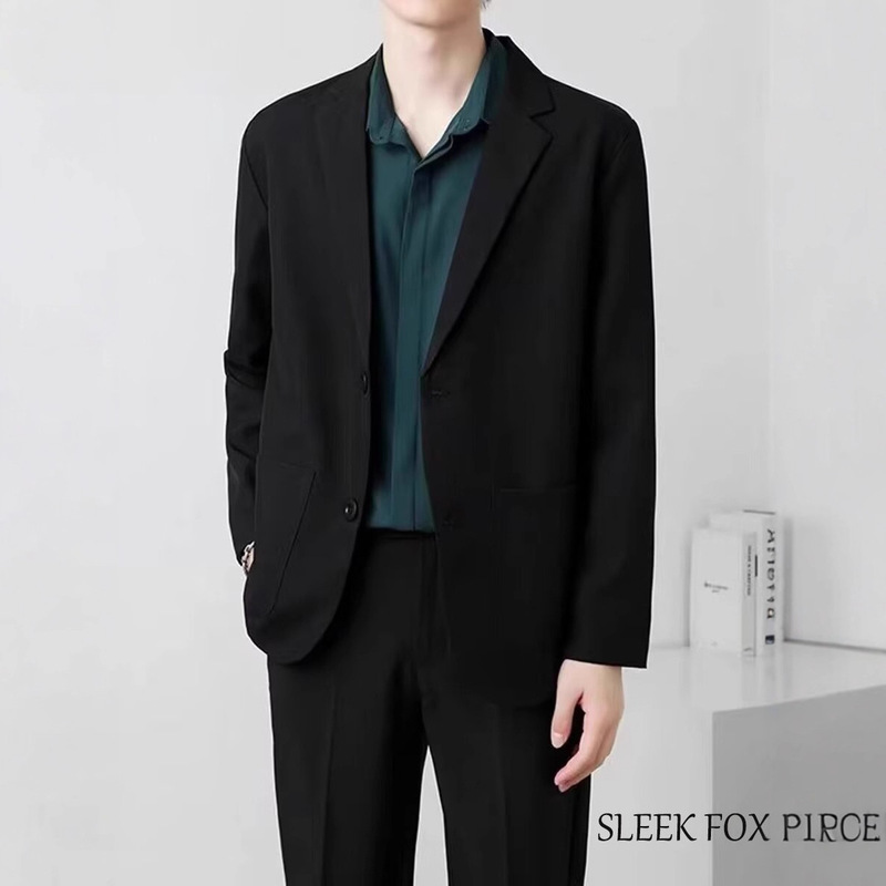 Japanese-Style Business Office Commute Suit Uniform Autumn Simple Comfortable Slimming Casual Men's Blazer