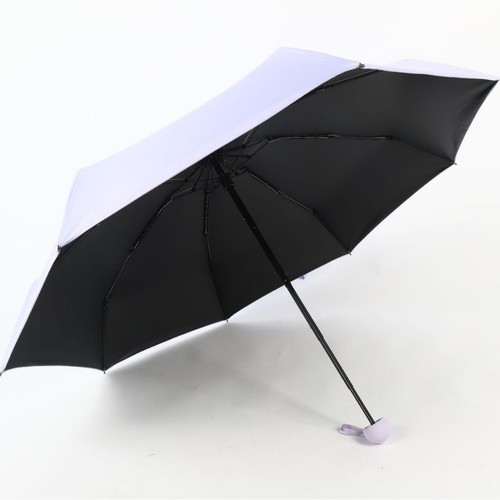 Five-fold sunshade umbrella, compact and portable sun umbrella, UV protection sunny and rainy umbrella, sun protection outdoor capsule umbrella, sunny and rainy umbrella