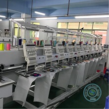 9针10头电脑帽绣机10寸屏 电脑绣花机 多头绣花机 毛巾绣花机