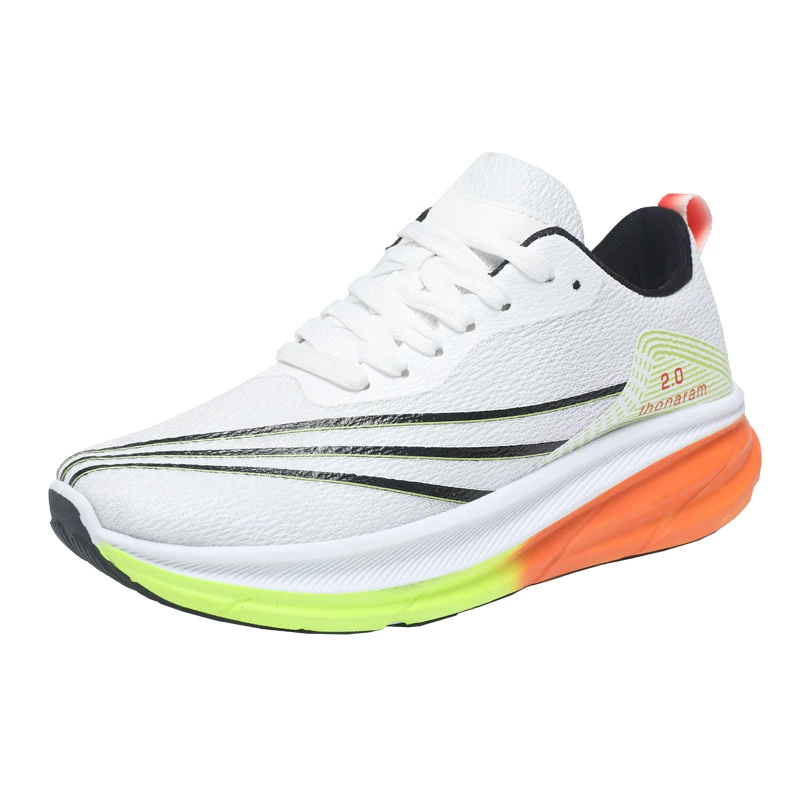 Breathable sports shoes, men's shock-absorbing casual footwear, for running, soft sole, plus size