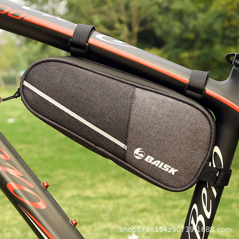 Bolsa de bicicleta bolsa de ciclismo bolsa de almacenamiento de bicicleta de montaña pegatinas reflectantes bicicleta de carretera bolsa de haz Portátil Bolsa de ciclismo