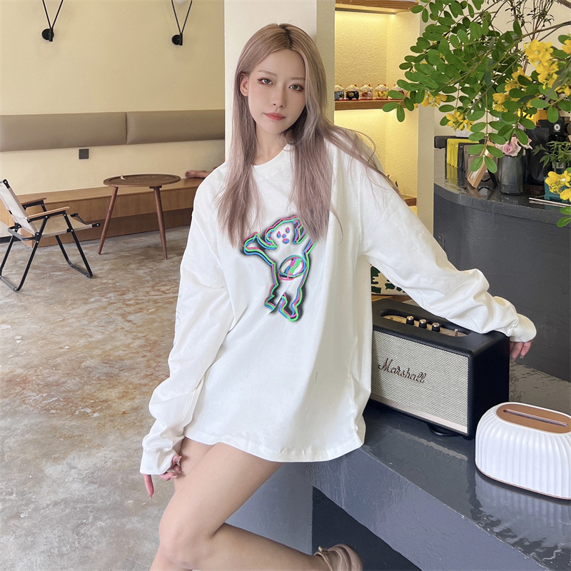 25ss潮牌爆款高版本新款WE11印花LOGO合集男女宽松休闲百搭长袖|undefined