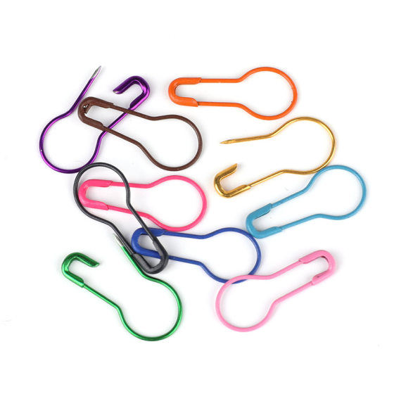 Color gourd needle stainless steel color gourd shaped pin safety small pin multicolor optional manufacturers supply