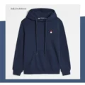 Pullover Hoodie Navy Red Logo