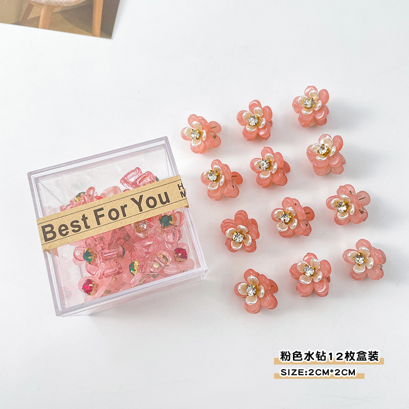 Lado flequillo clip horquilla Mini tamaño pequeño clip femenino frente trenzado pelo clip tocado verano princesa cabeza horquilla