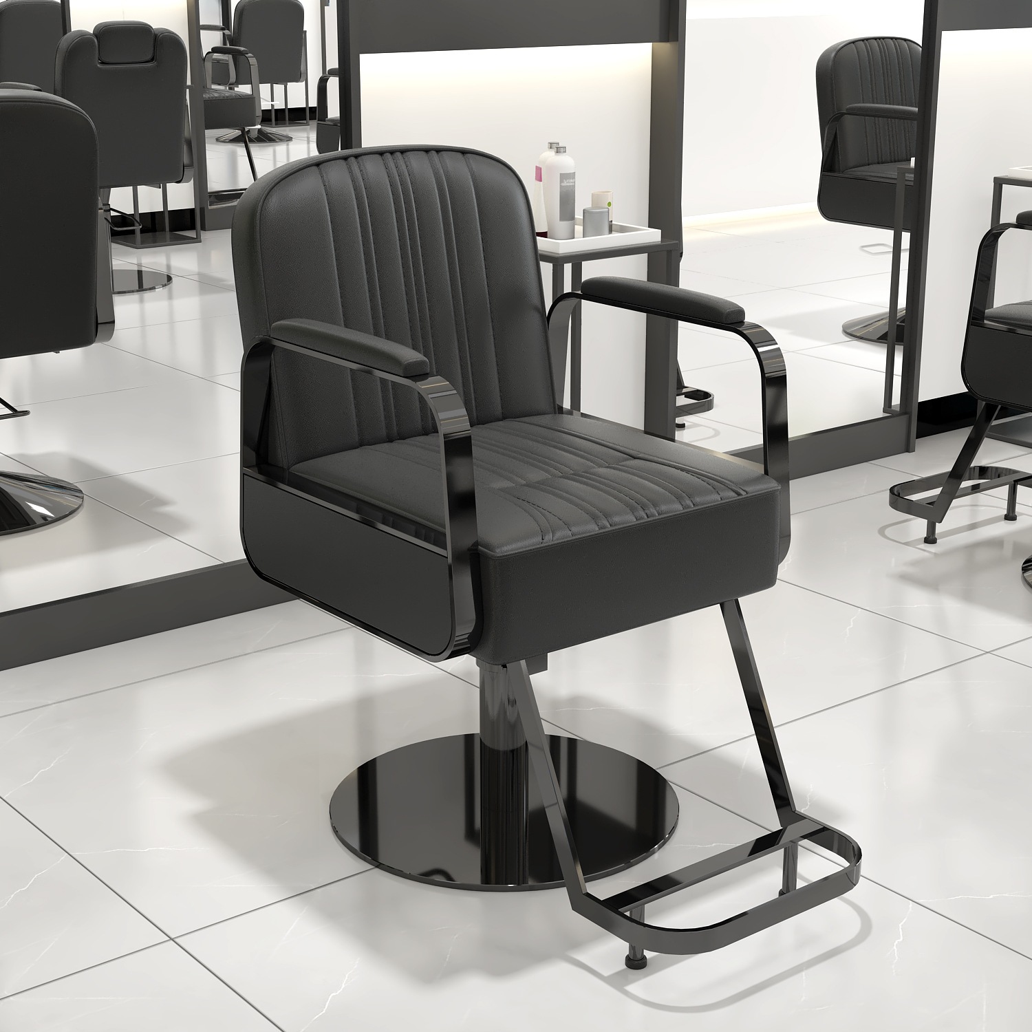 Fábrica directa silla de peluquería silla de peluquería salón de peluquería silla de corte de pelo red tienda de marea roja caída