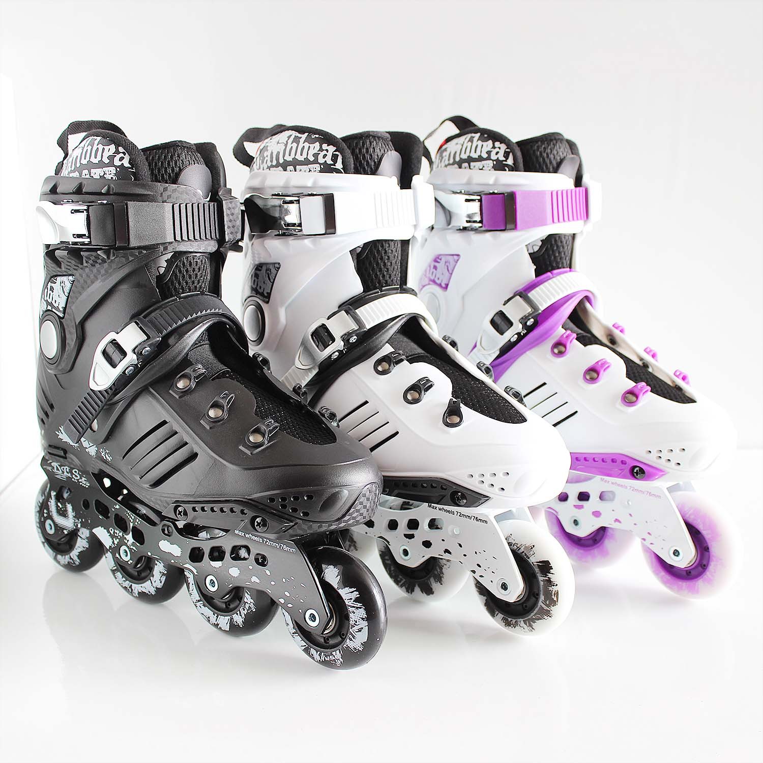 厂家批发 纬球成人溜冰鞋 轮滑鞋 单排旱冰鞋直排 平花鞋 FX-1