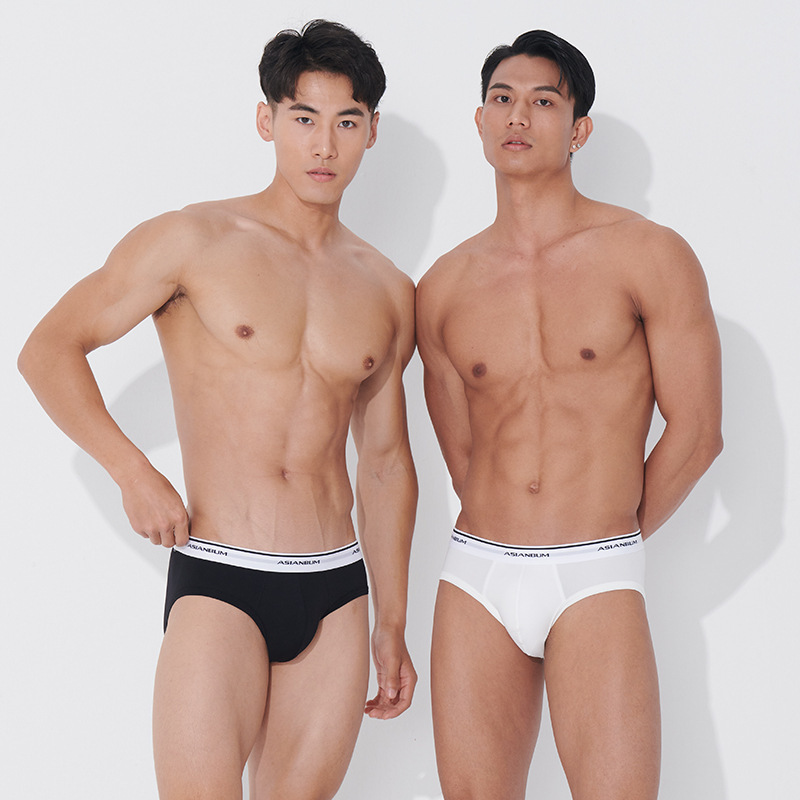 Small Wholesale Men's Ice Silk Mid-Waist Boxer Briefs Triangle Sports Underwear Solid Color Simple Seamless Youth Boxer Briefs