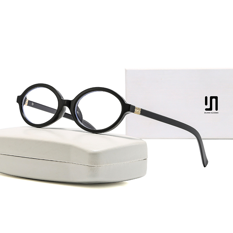 Vintage Nerd Brille Oval Schildpattoptik Für Damen Retro Look_voghion.com