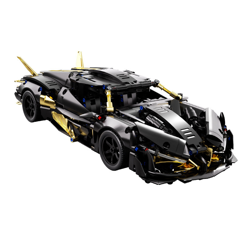 レゴブラックゴールドアポロEVOスポーツカービルディングブロック組み立て玩具リモートコントロールカーモデルボーイクロスボーダードロップシッピングと互換性があります。|undefined