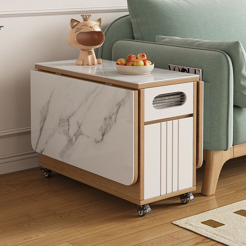 Slate Coffee Table, Dining Table, Dual-Purpose Living Room Sofa, Side Table, Corner Table, Folding Side Cabinet, Multi-Functional Trolley, Tea Table, Narrow Table