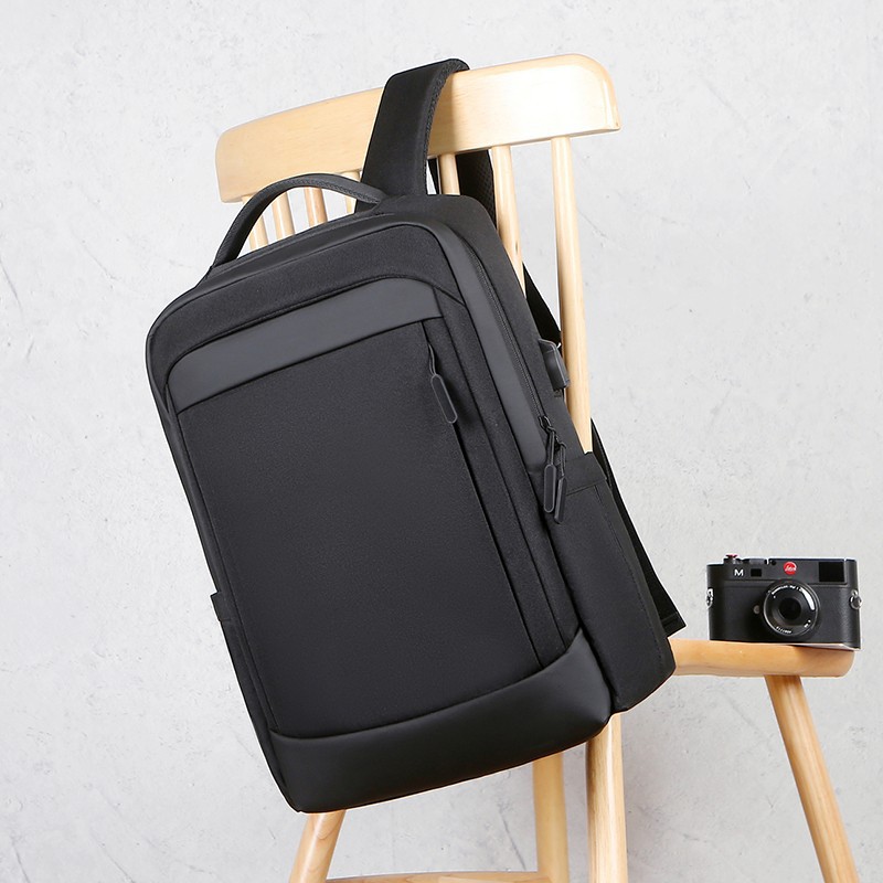 Sacoche pour ordinateur portable homme, modèle simple et pratique, sac à dos multifonctionnel avec compartiment de rangement pour ordinateur, léger, luxueux et tendance._voghion.com
