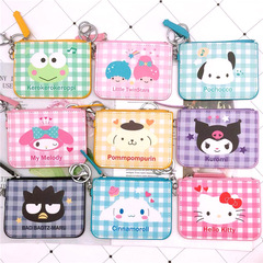 Cute Paco Dog Koromimi Kyugoo XO Card Case Zero Wallet with Keychain Pendant Multi-functional Card Holder