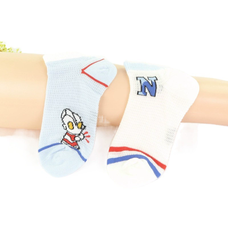 Мышь с шестью пальцами оптом полые летние сетчатые хлопковые носки из чесаного хлопка, маленькие детские носки-лодки