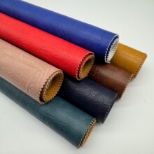 复古拉花PU革0179B面料1.2MM适用手袋箱包沙发等人造革耐磨PU皮革