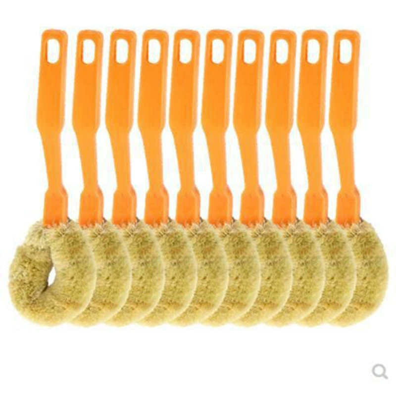 Ткань лён льняного волокна без прилипирования масло cooker щетка pot pot щетка waper pot brush dish cleaning коричневый коричневый щетка щетка щетка щетка
