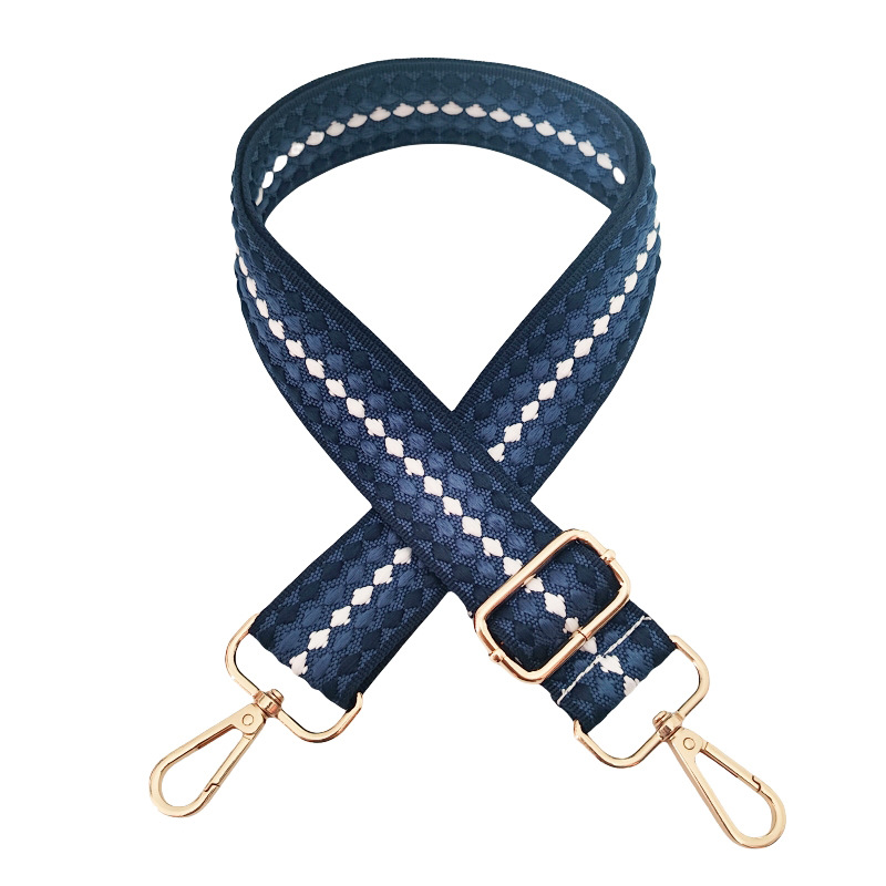 Polyester Cotton Rhombus Bag Strap display picture 15