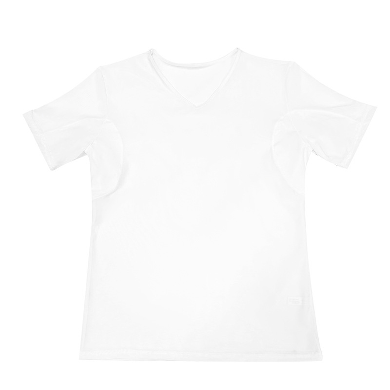 Spot, almohadilla absorbente de las axilas para hombres, camiseta de manga corta, anti-sudor, transpirable, lavable y reutilizable