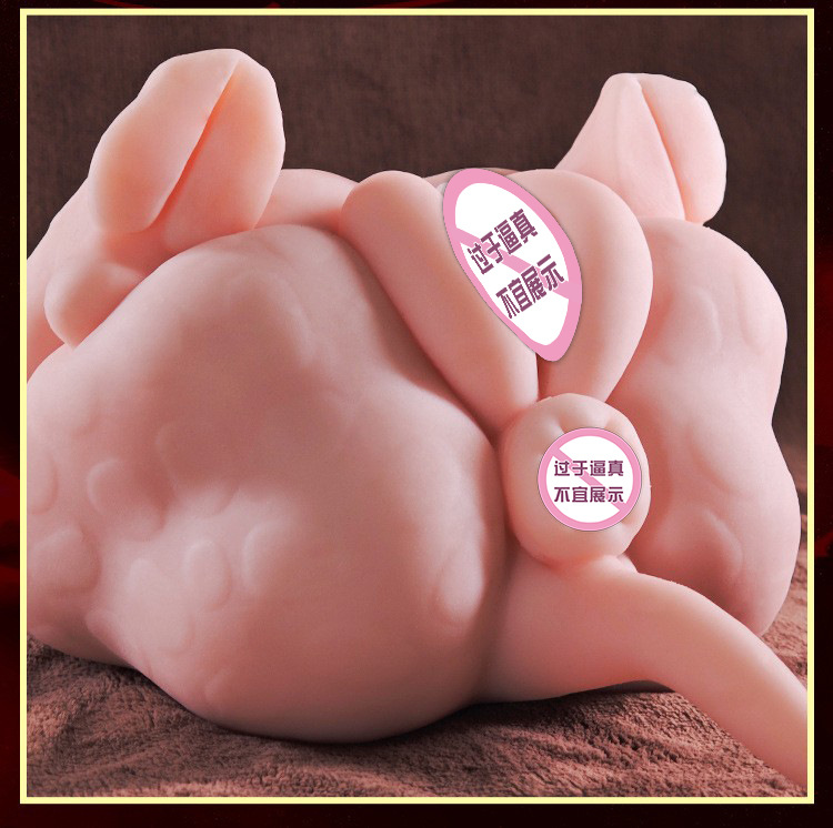Jiuai Airplane Cup Male Masturbator, Irregular Big Butt Half-Body Doll, TPE, Manual, Flesh — detail image 42